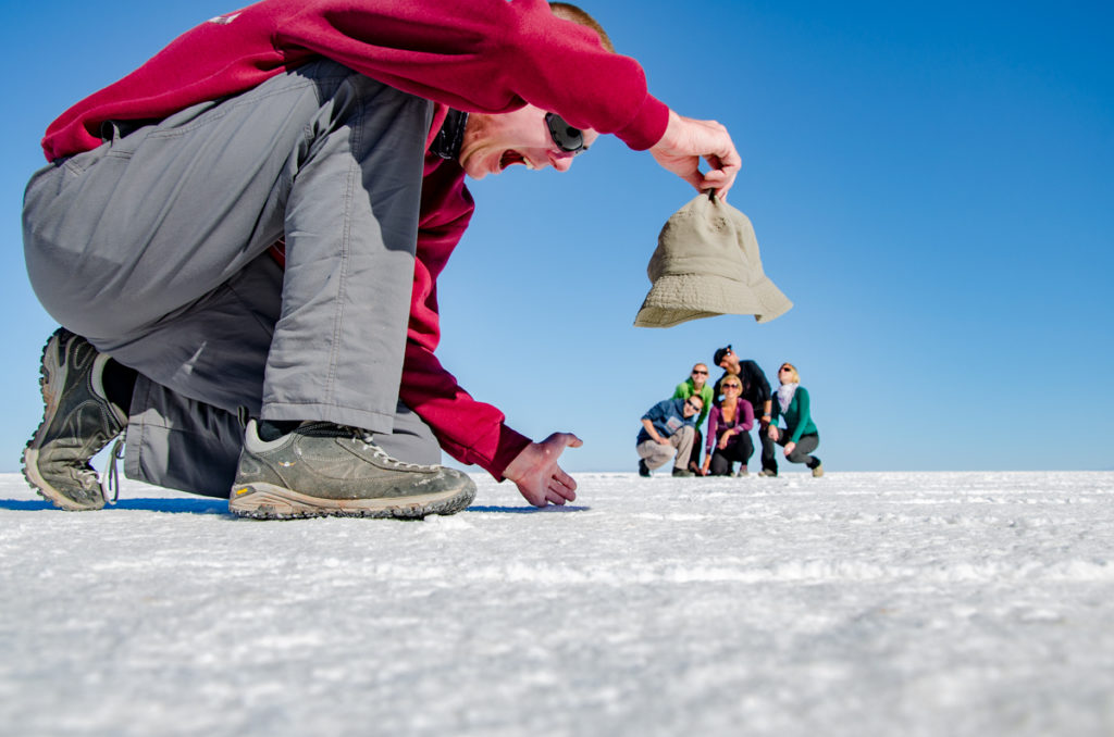 Salar de Uyuni Księżycowe krajobrazy na Salar de Uyuni