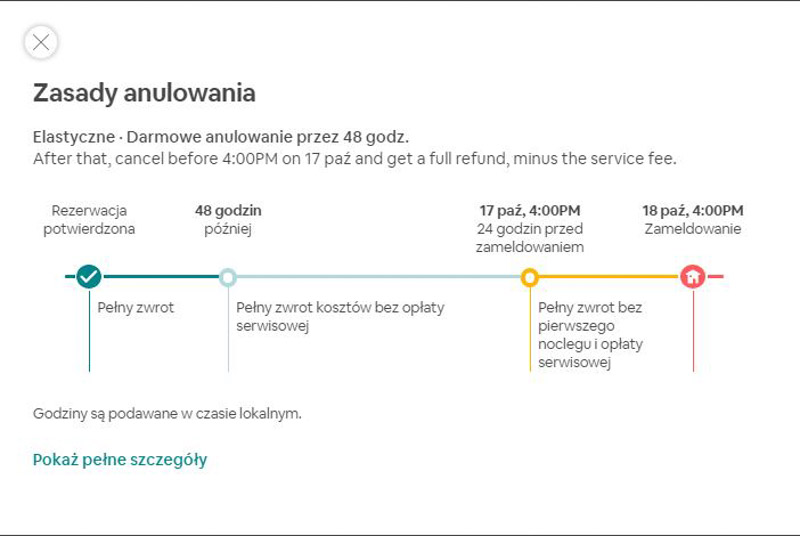 zasady anulowania