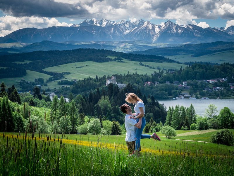 Punkty widokowe na Tatry, Czorsztyn