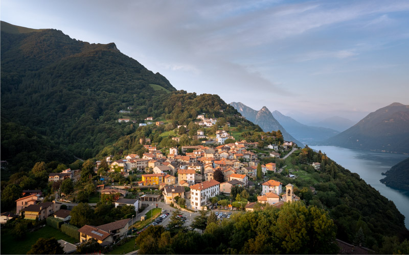 Monte Bre, Szwajcaria