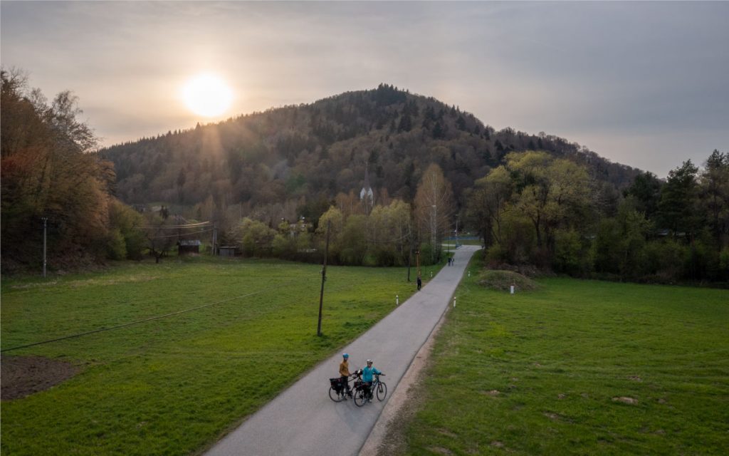 Trasa rowerowa wzdłuż Doliny Popradu